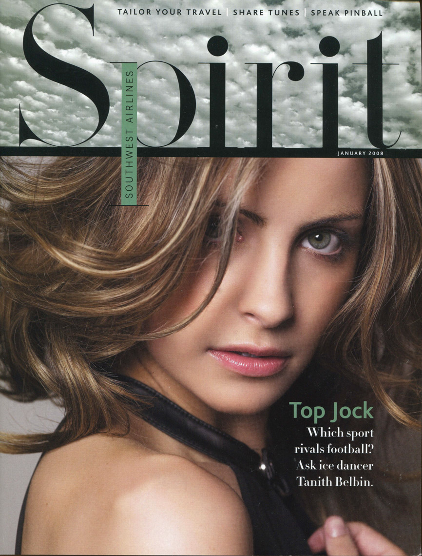 Tanith Belbin, Olympic Ice Dancer for Southwest Airlines Spirit Magazine