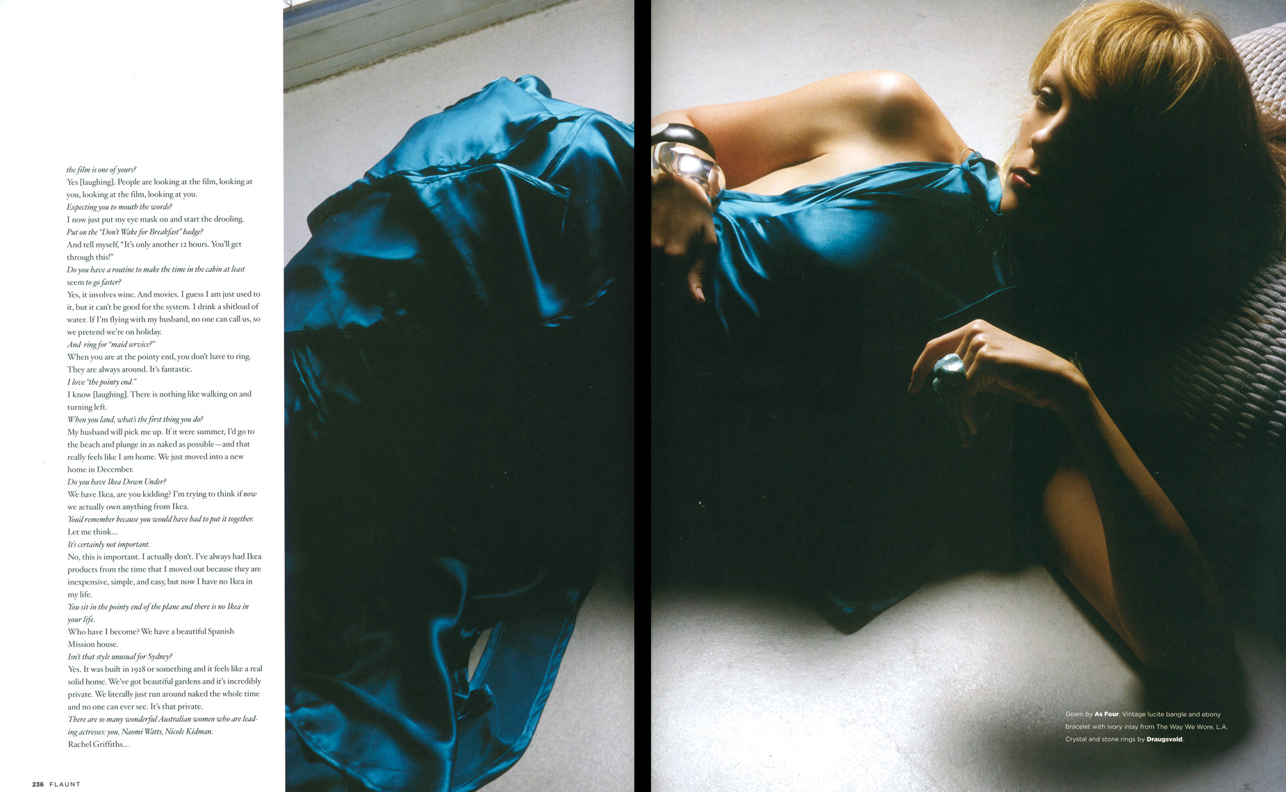 Toni Collette for Flaunt Magazine